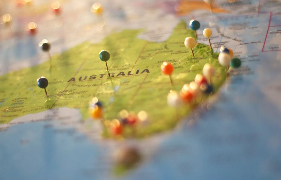 Pinpoint in USA Map