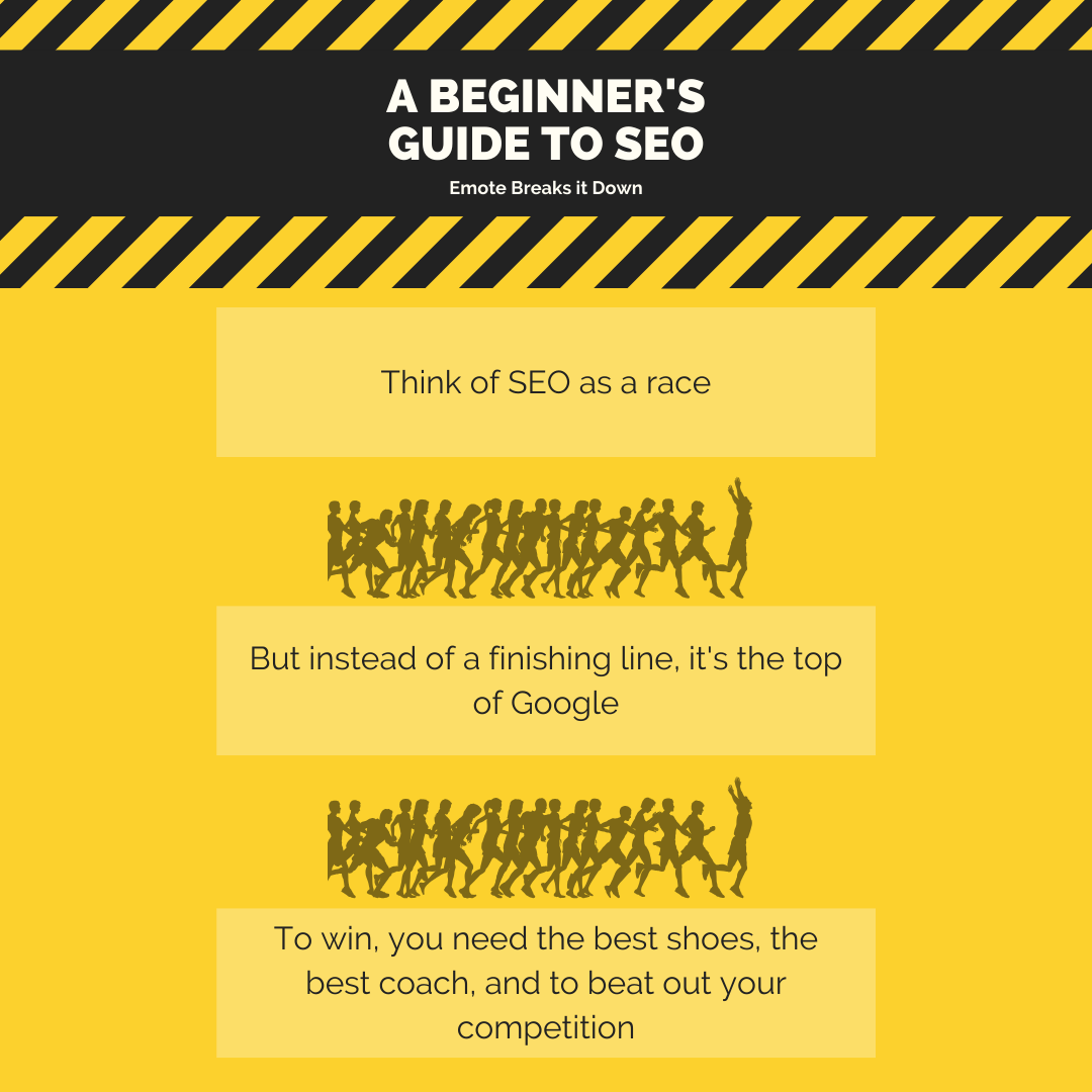 SEO as a Race Illustration