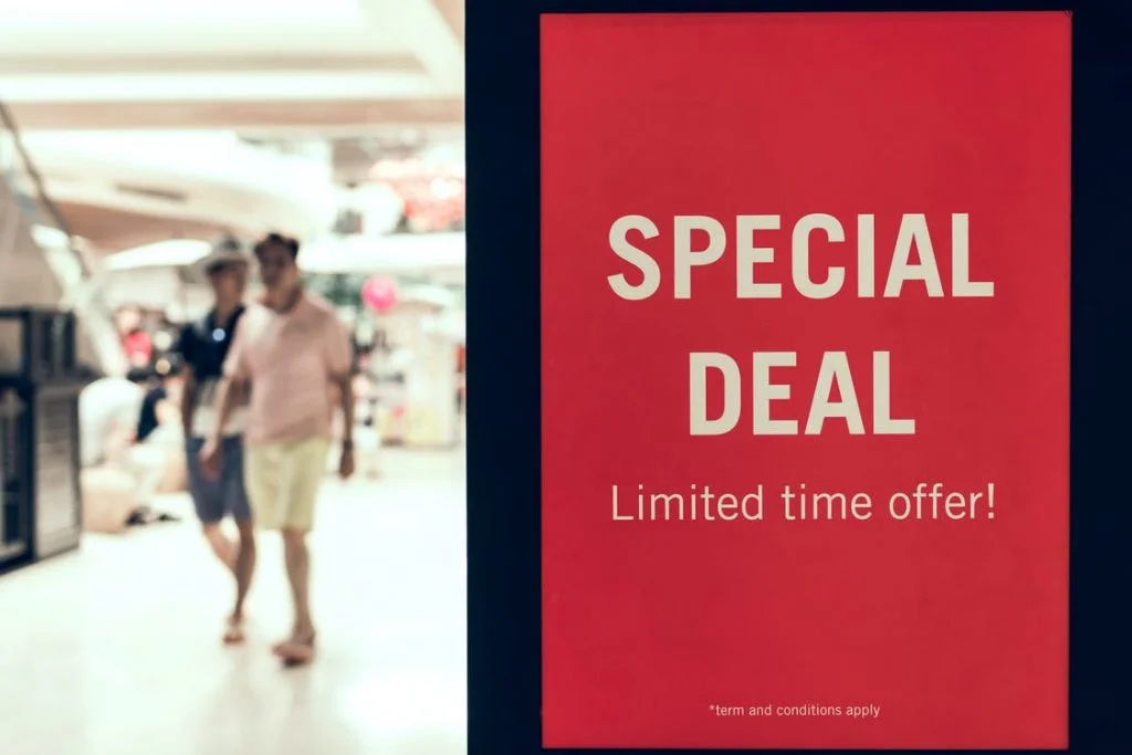Special Deal Sign
