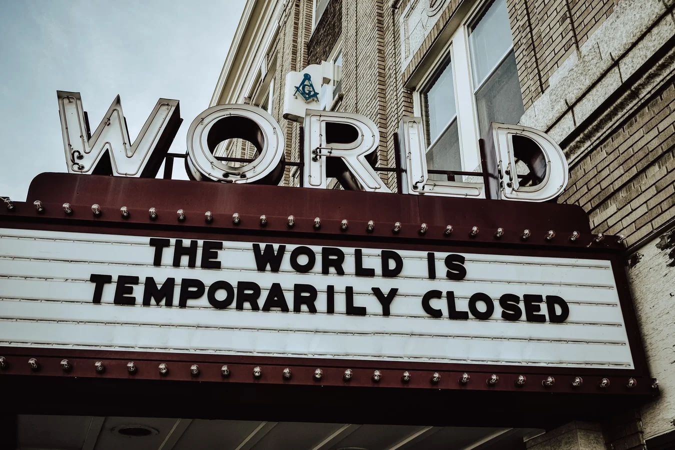 World Closed Sign