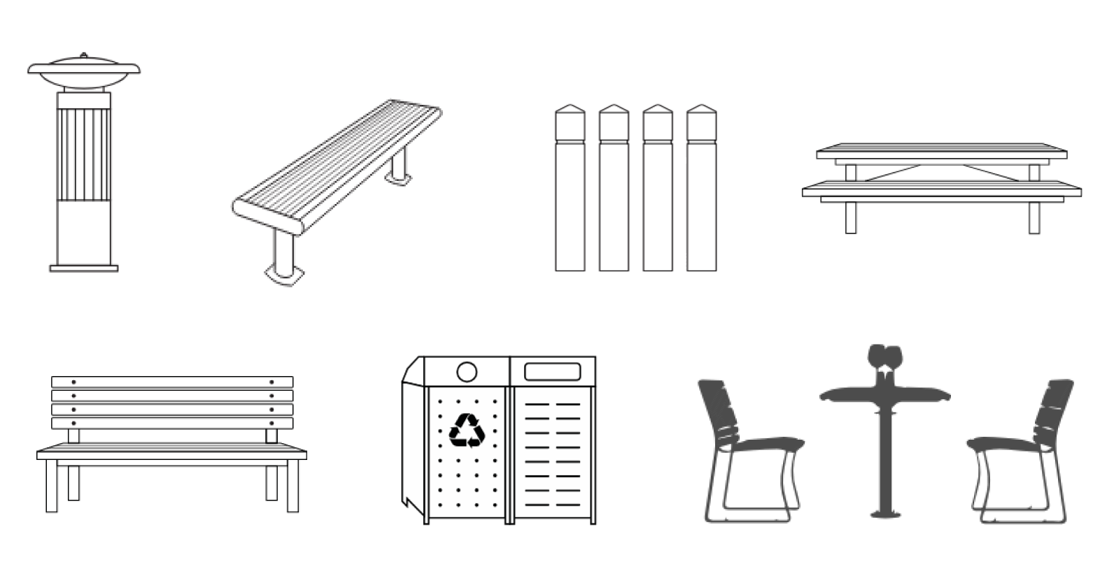 Daffin Website Street Furniture Icons