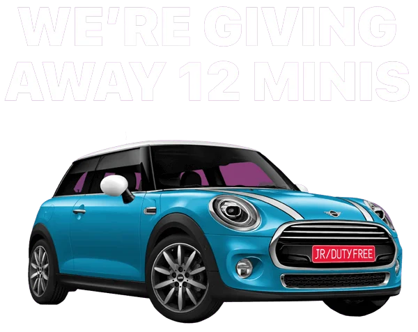 Mini Cooper with JR/Duty Free Plat Number