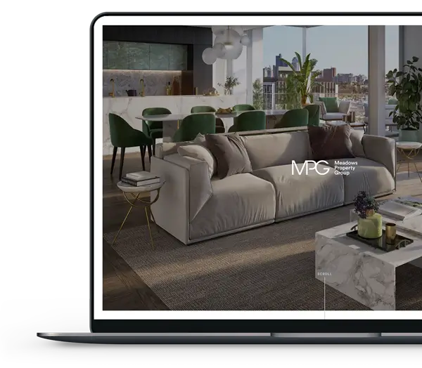 Real Estate Website Development Home Page View