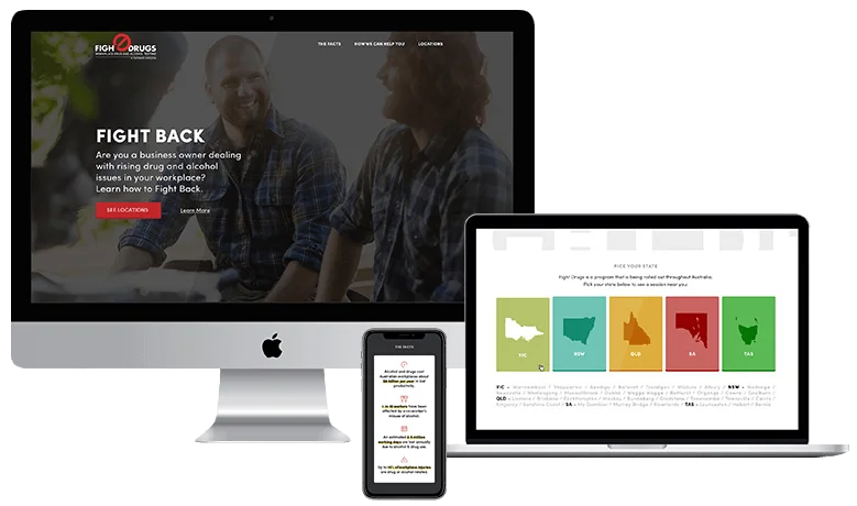 Desktop & Mobile View of Pathtech Website