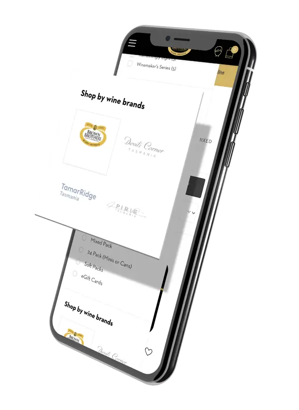 Brown Brothers Website Showcase on Phone