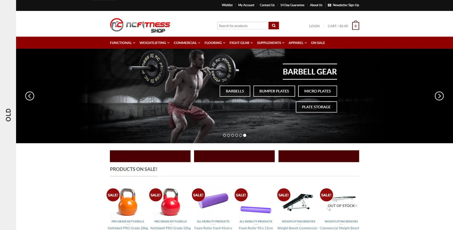 Previous UX Website Design