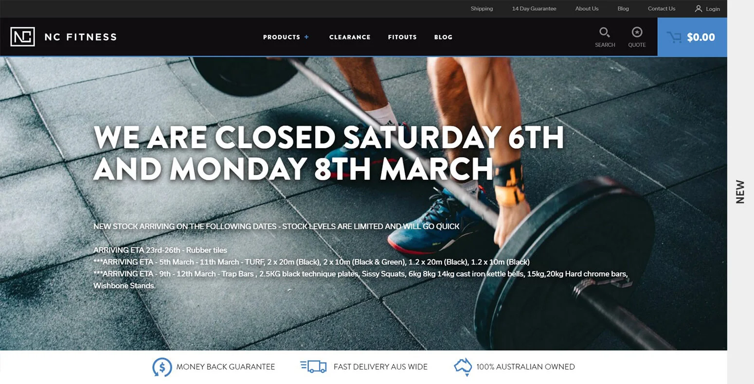 New UX Website Design