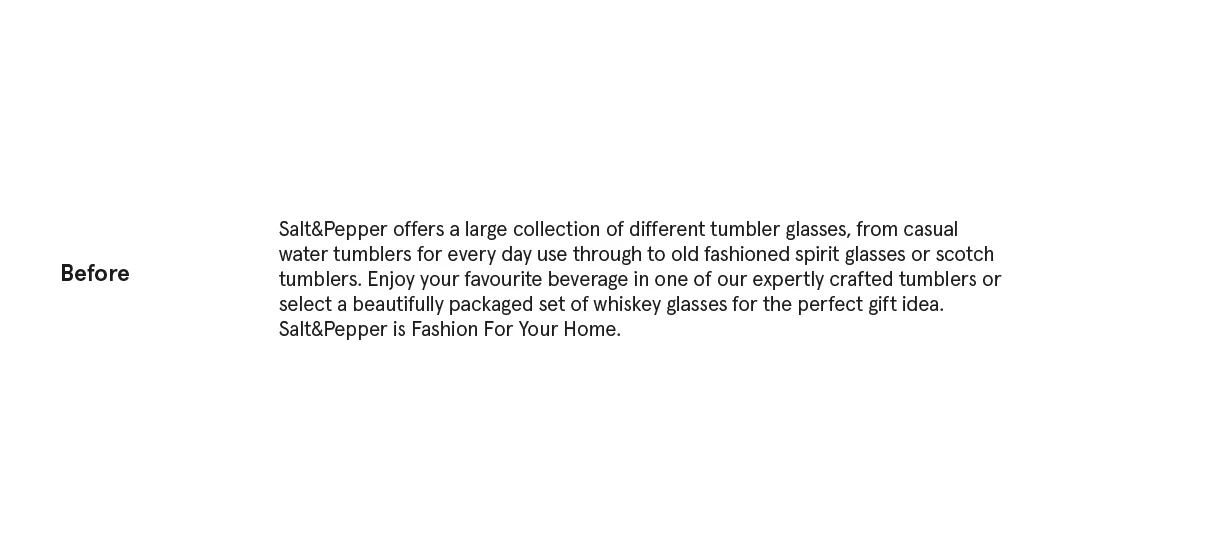 Salt & Pepper Writing Before Comparison