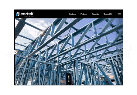 Before and After Section on Cortek Website
