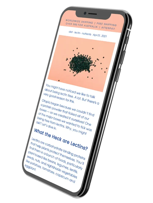 Otopia Wellness Blog Post Mobile Design