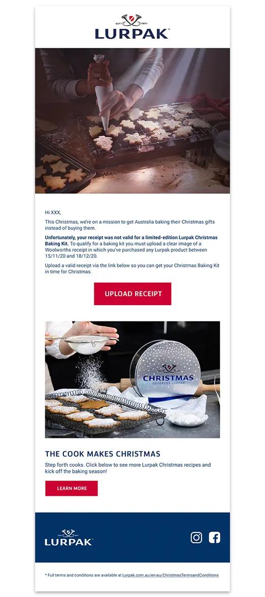 Sharing Christmas Recipes-Lurpak Website