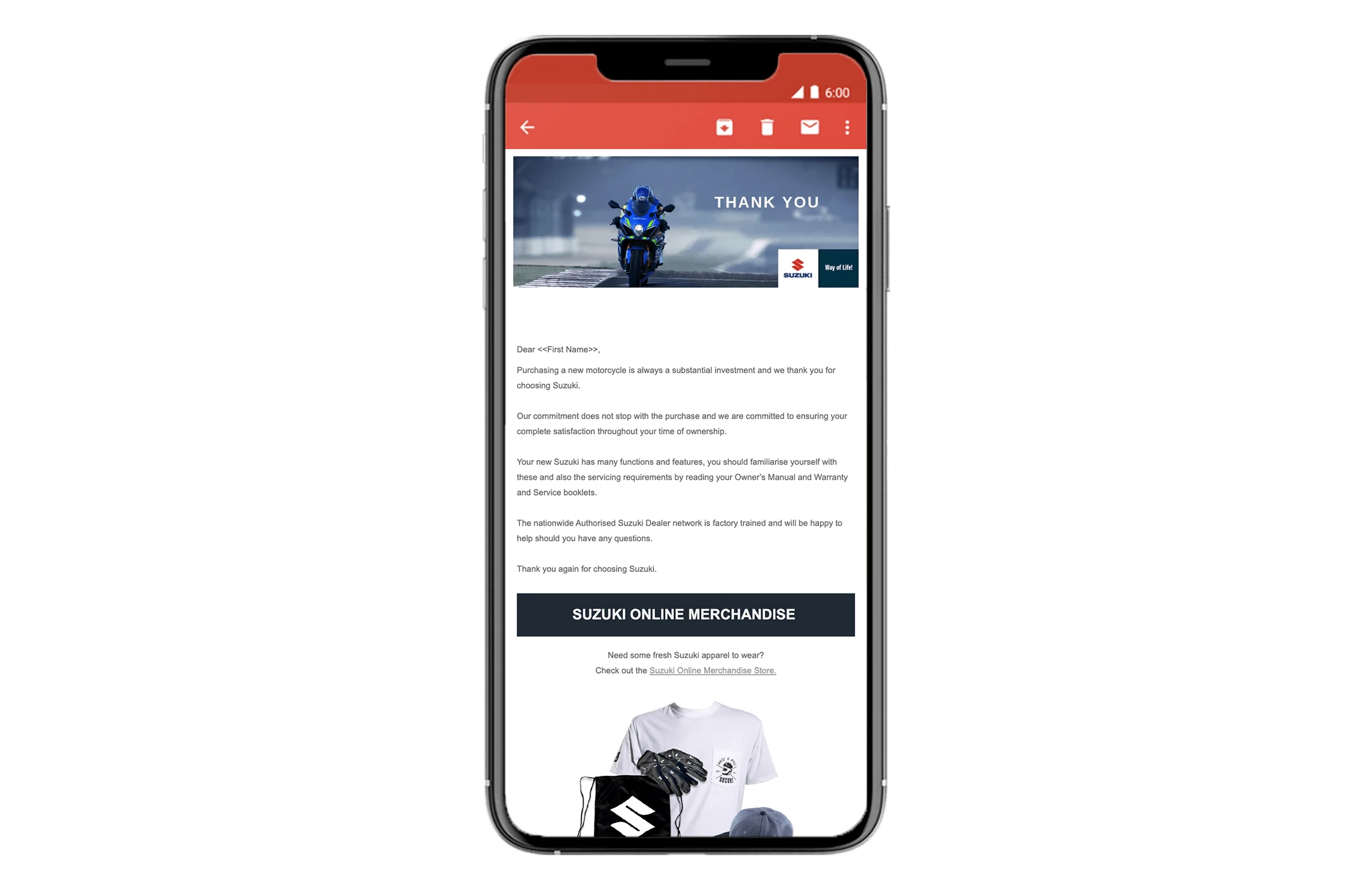 Suzuki Email Marketing-Before Comparison