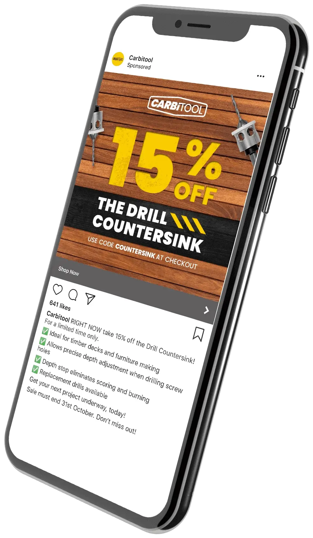 Carbitool Instagram Ads Example