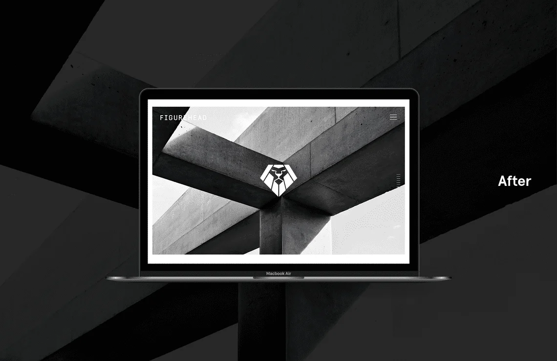 Figurehead Website Design After Comparison