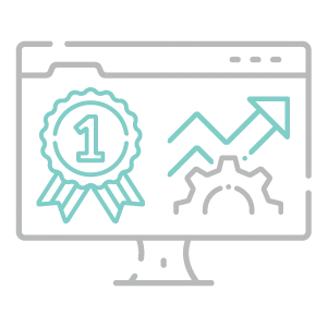Beautiful Visuals and Seo Work Together Icon