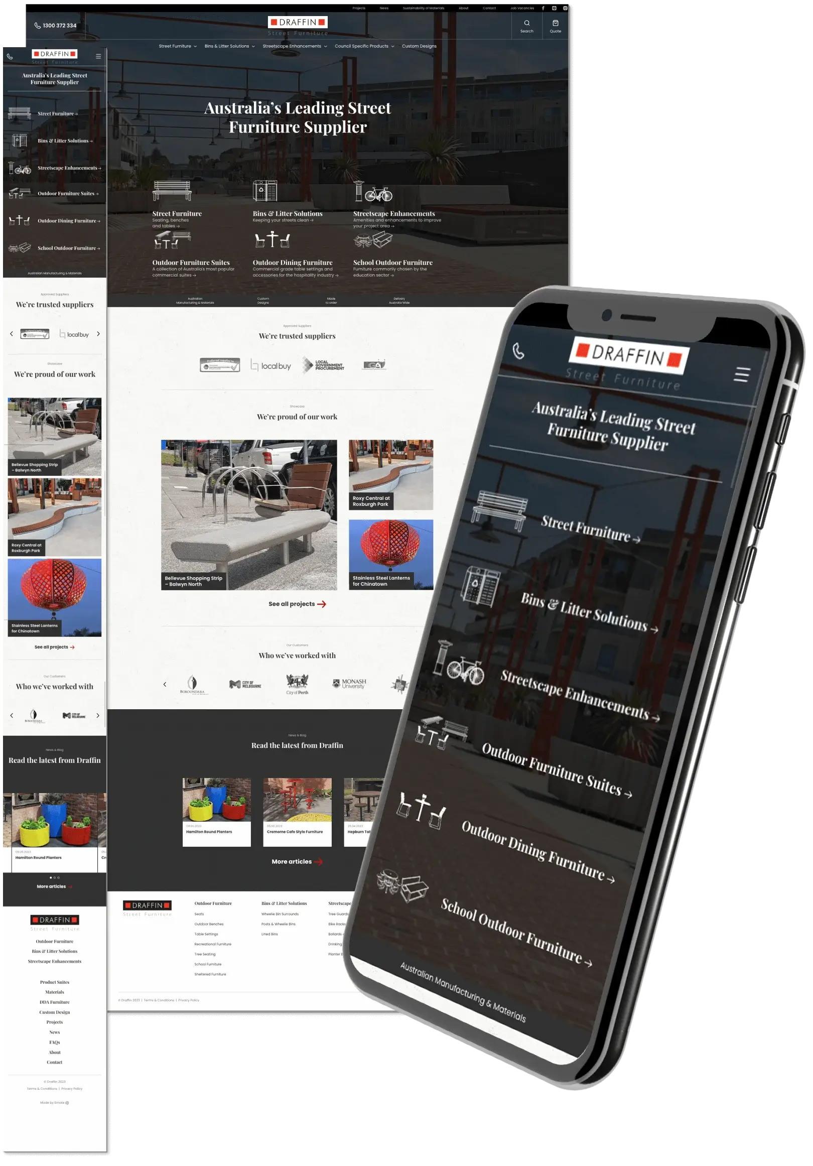 homepage showcase