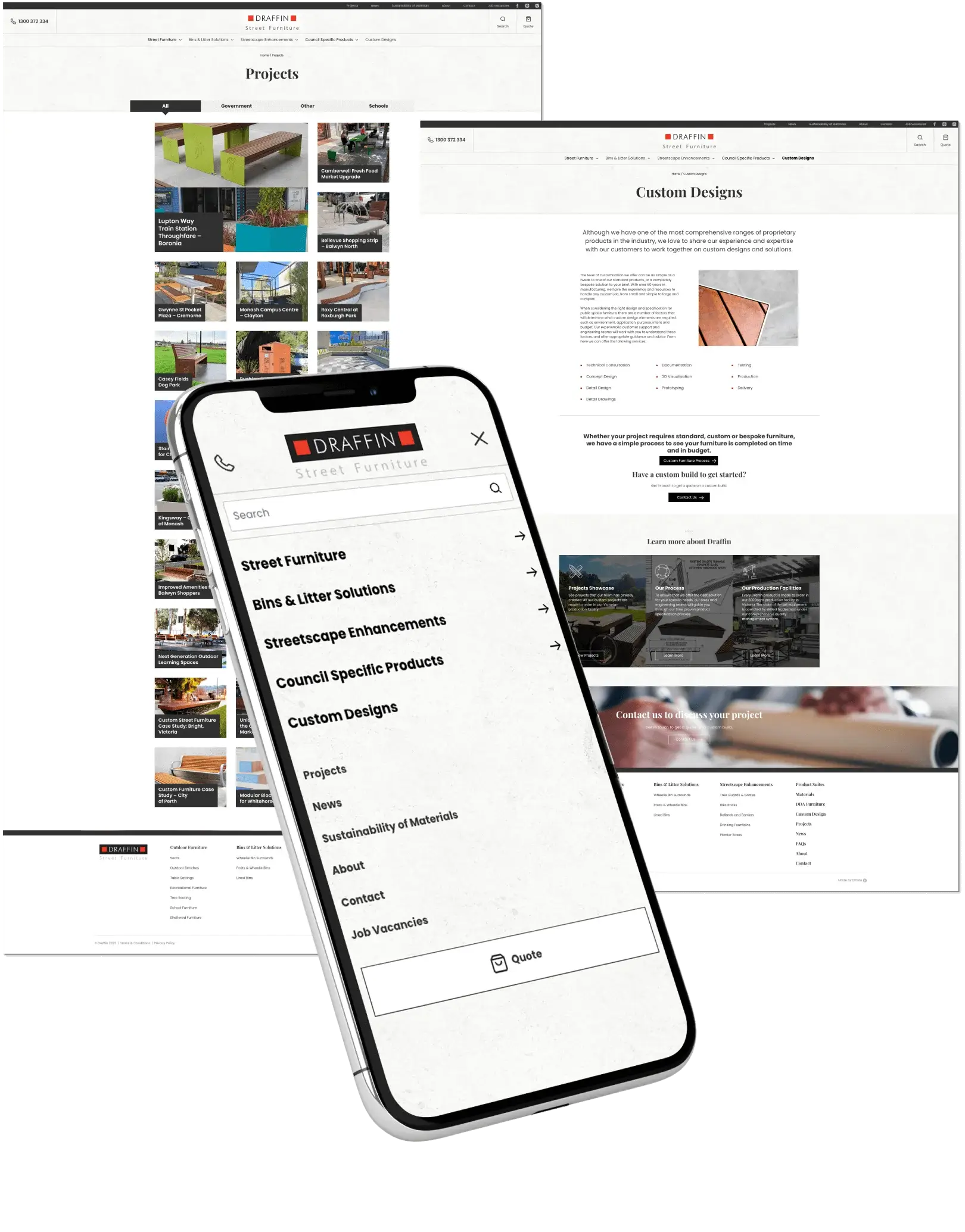 custom designed pages