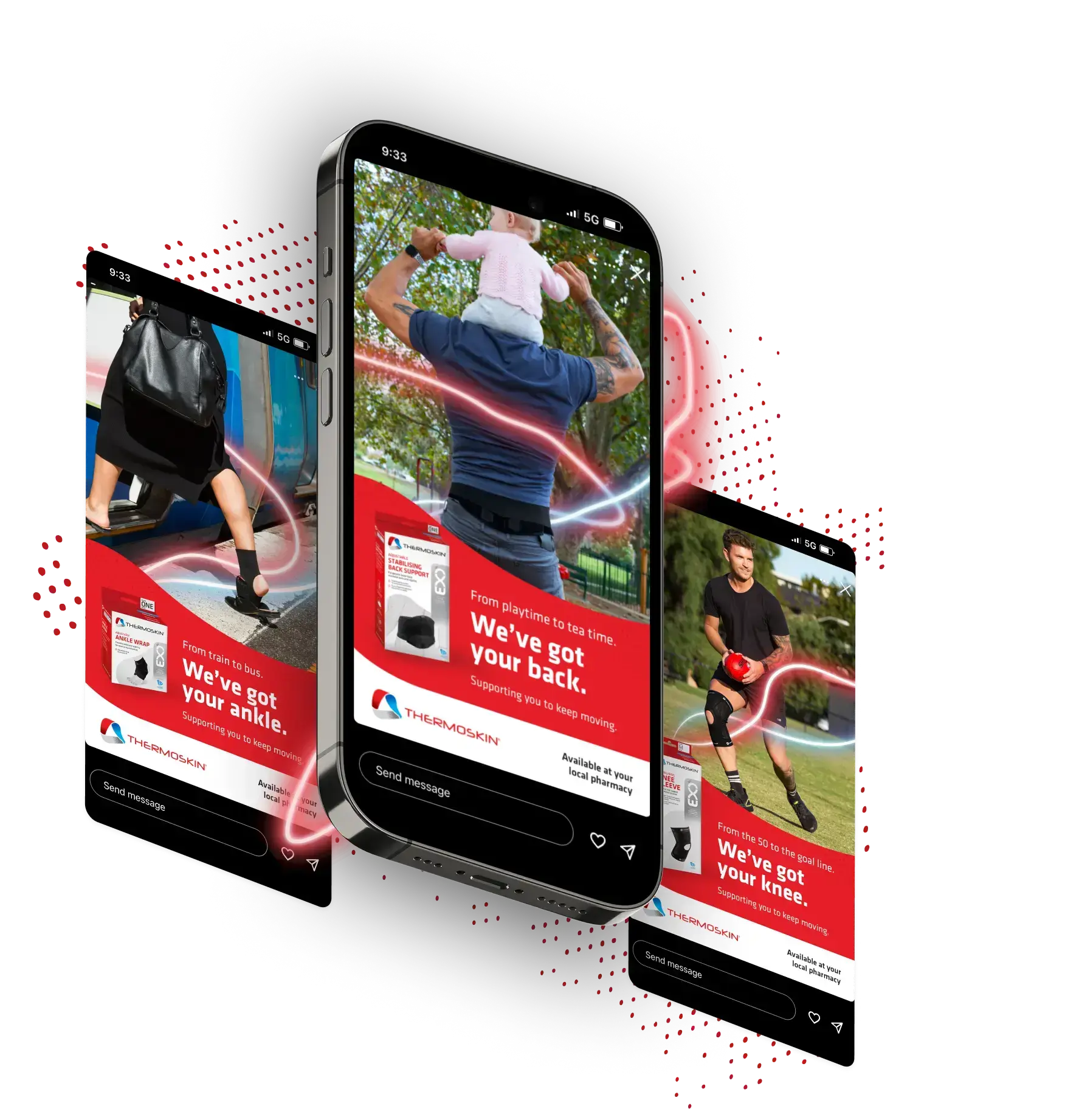 Social Media Thermoskin Ads Mockup