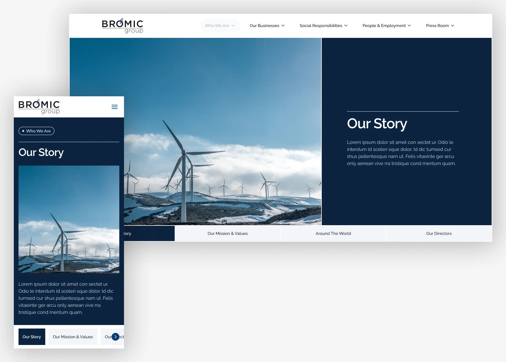 bromic wireframes