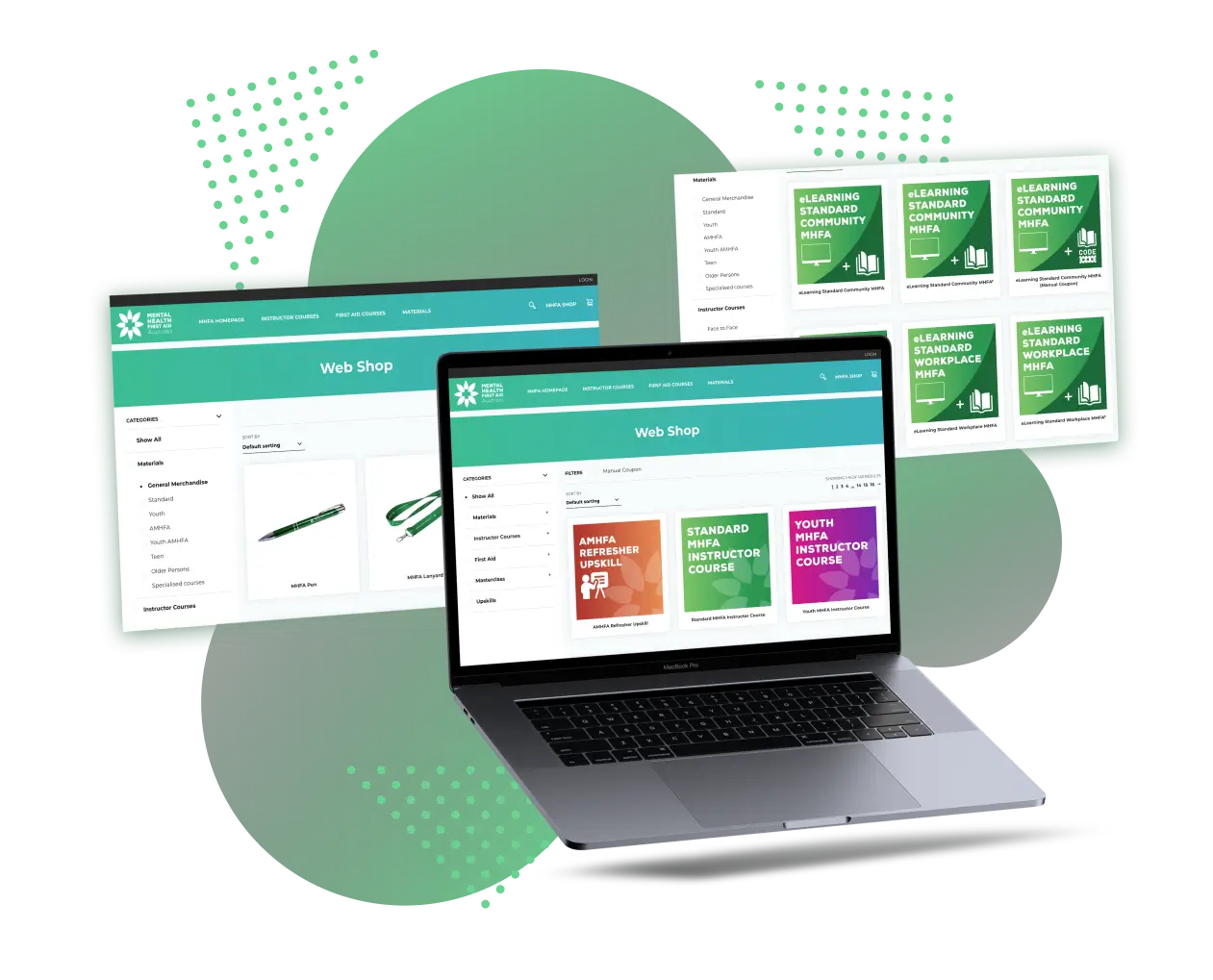 MHFA Courses Webshop Showce Feature