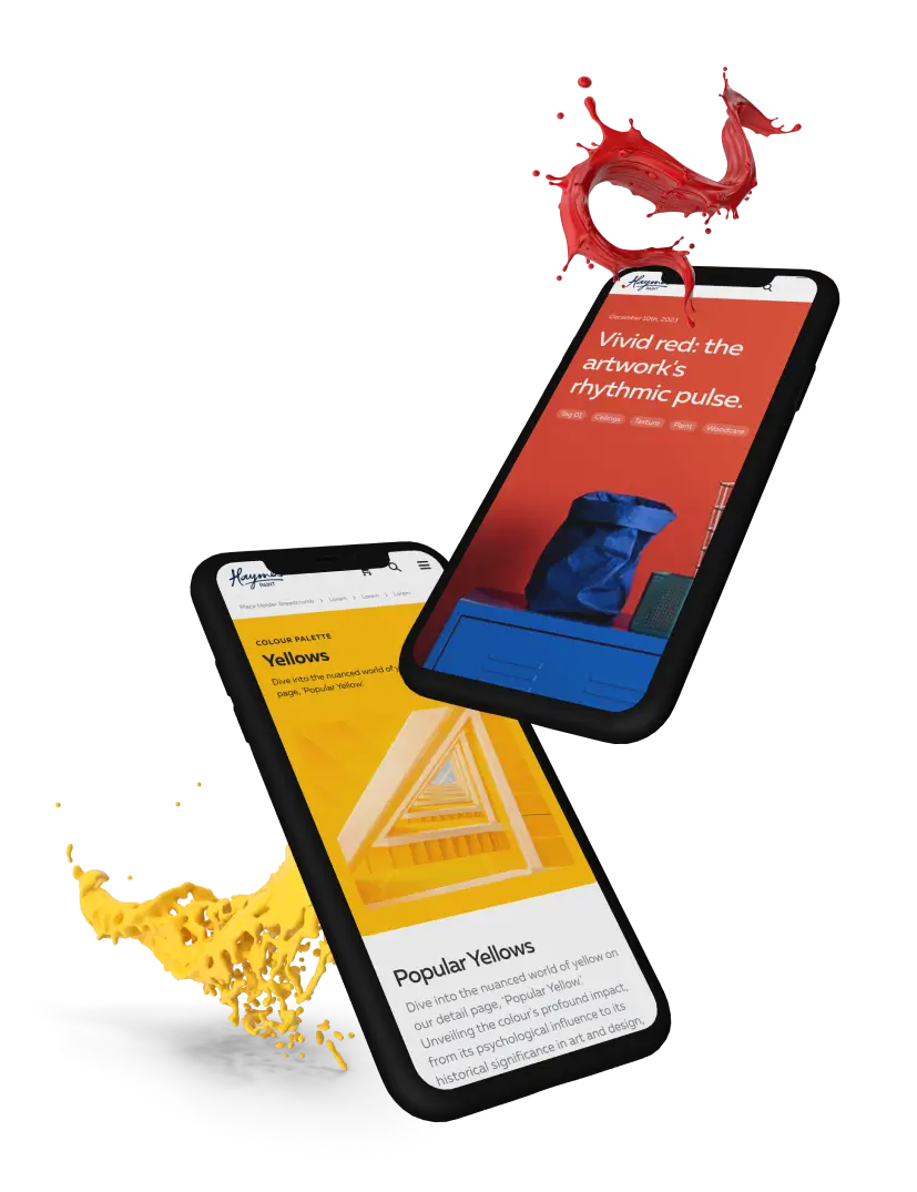 Haymes Paint Mobile Website Transformation