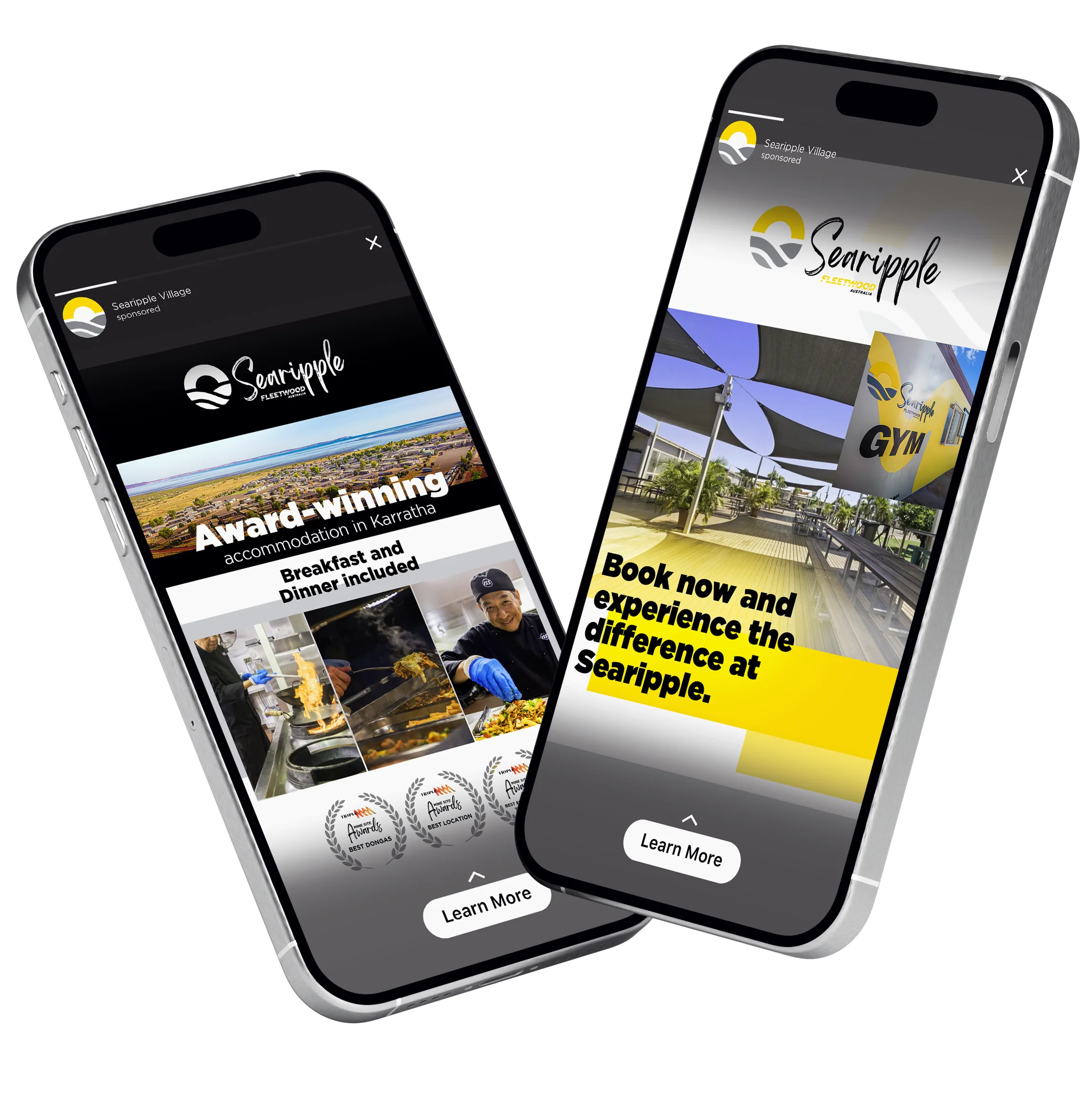 Two Stories, Utilised in the Searipple Campaign, Designed by Rankuvo-X Digital.