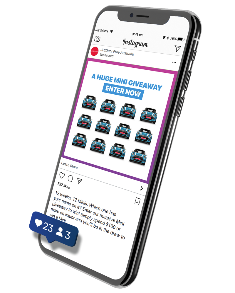 JR Duty Free USA - Instagram Advertising