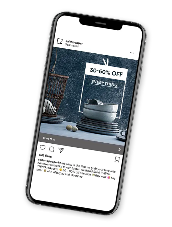 Salt & Pepper Instagram Advertising