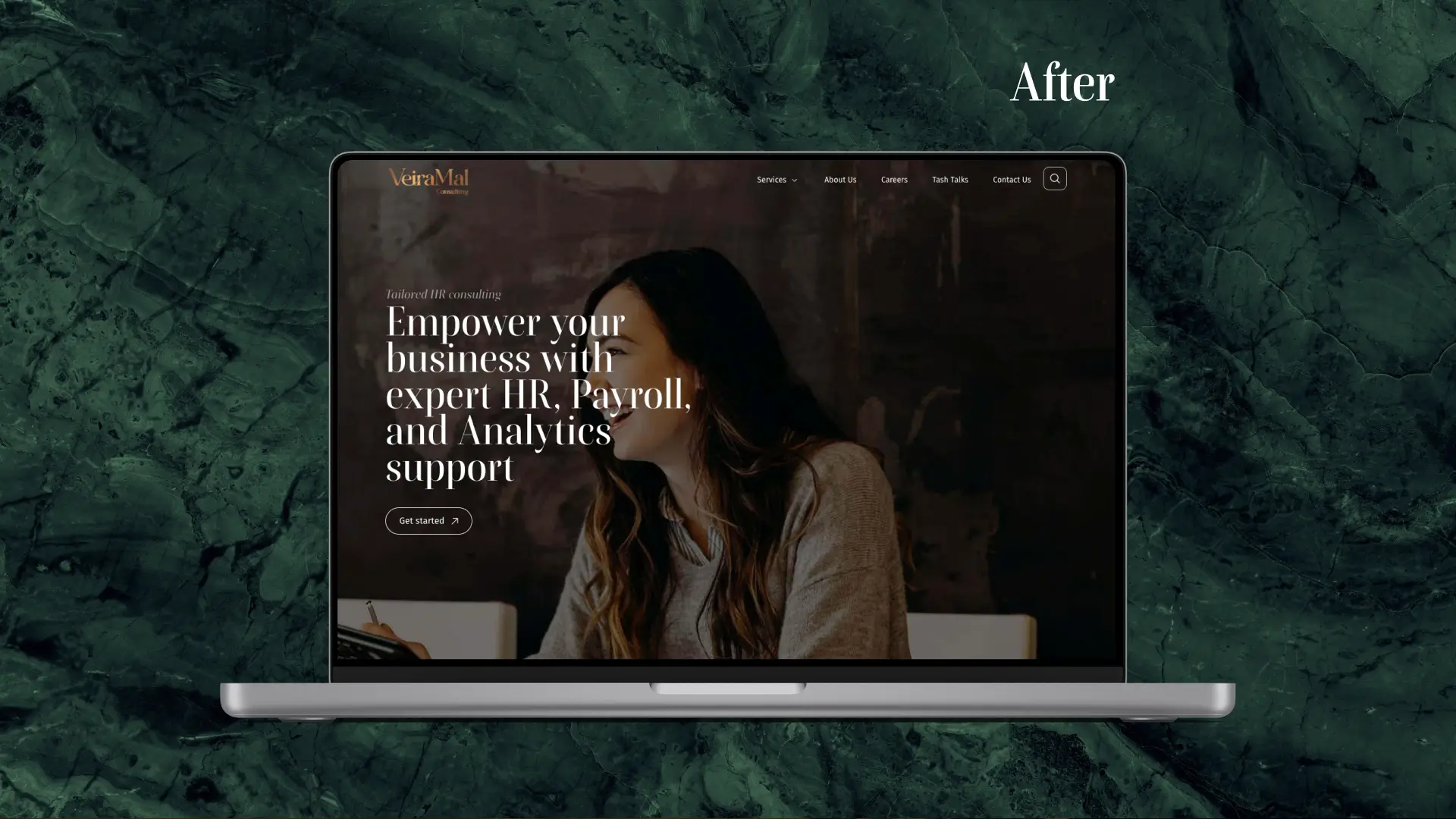 Veiramal Website After Transformation