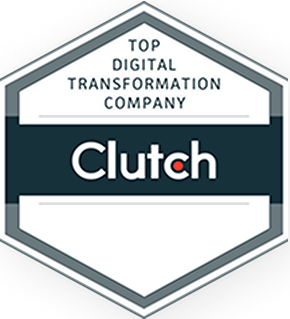 Clutch Top Digital Transformation Company Award Badge USA