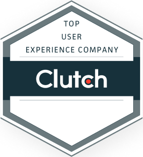 Clutch Top User Experience Company Badge USA